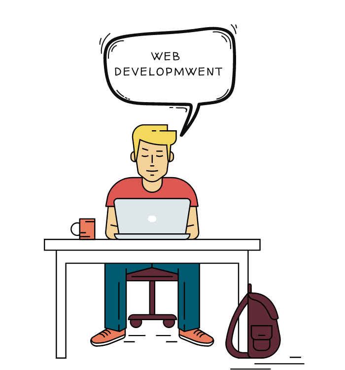 web development main home page
